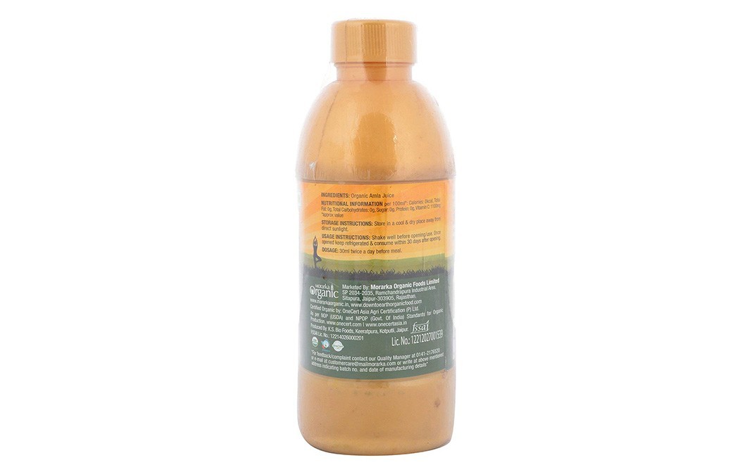 Down To Earth Organic Amla Juice    Bottle  500 millilitre